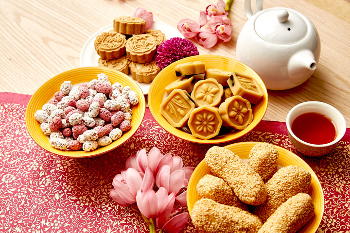 里仁傳統年貨：生仁糖、麻粩、綠豆糕、杏仁餅