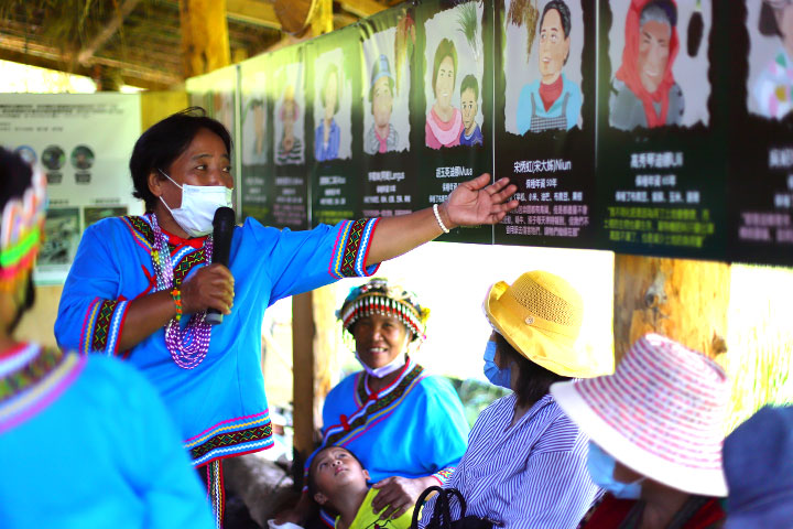 慈心發表「布農山村計畫」成果展，由布農族婦女介紹「豆豆班」成員