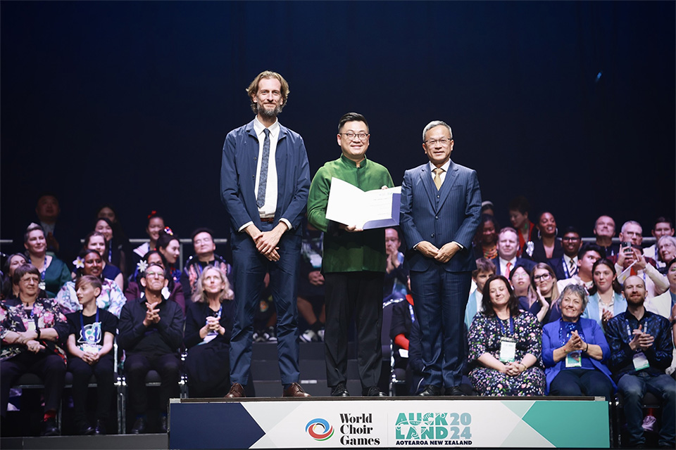 夢蓮花合唱團赴紐西蘭「2024 世界合唱大賽」，再獲金質獎肯定！