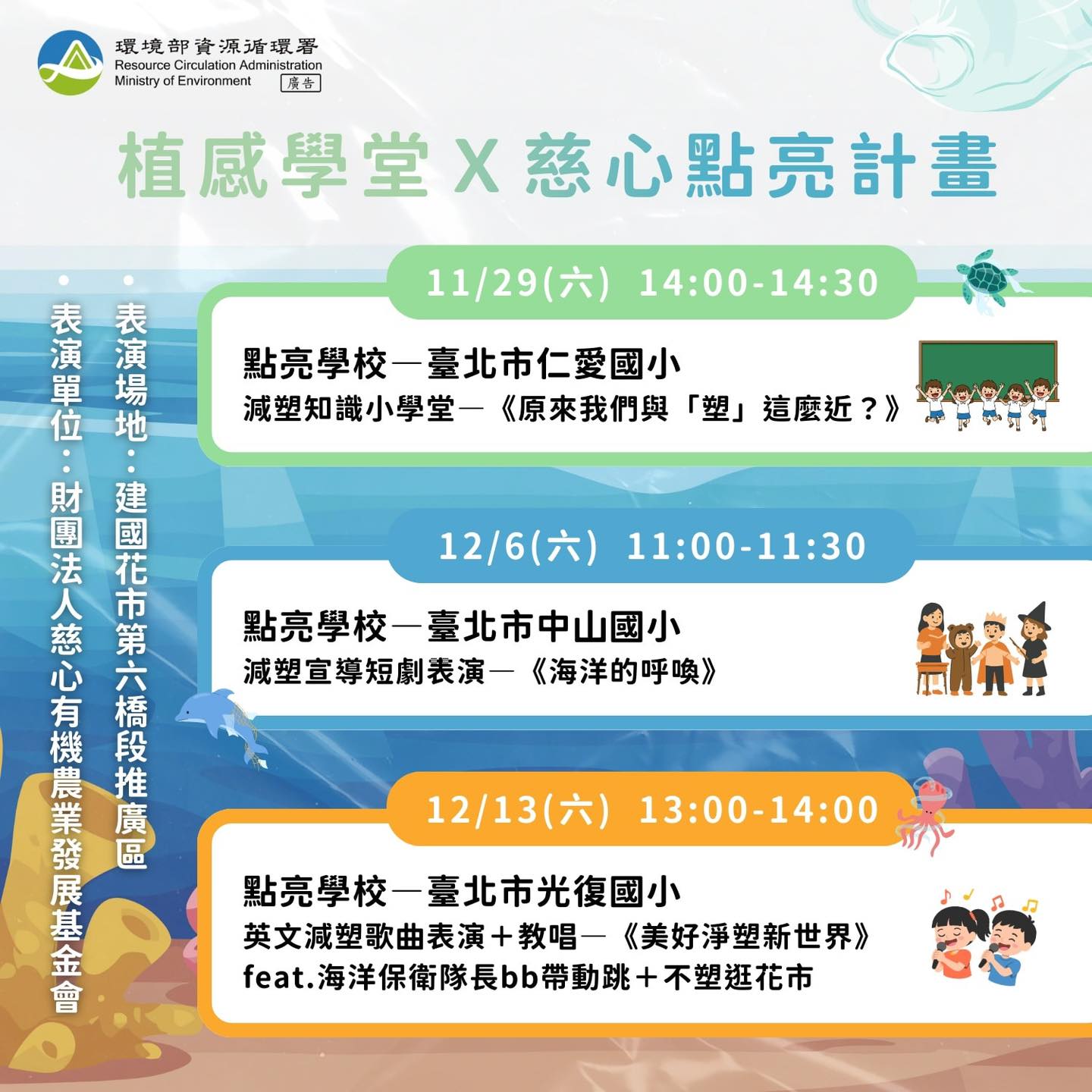 打造「不塑花市」！慈心響應環境部推動建國花市減塑計畫