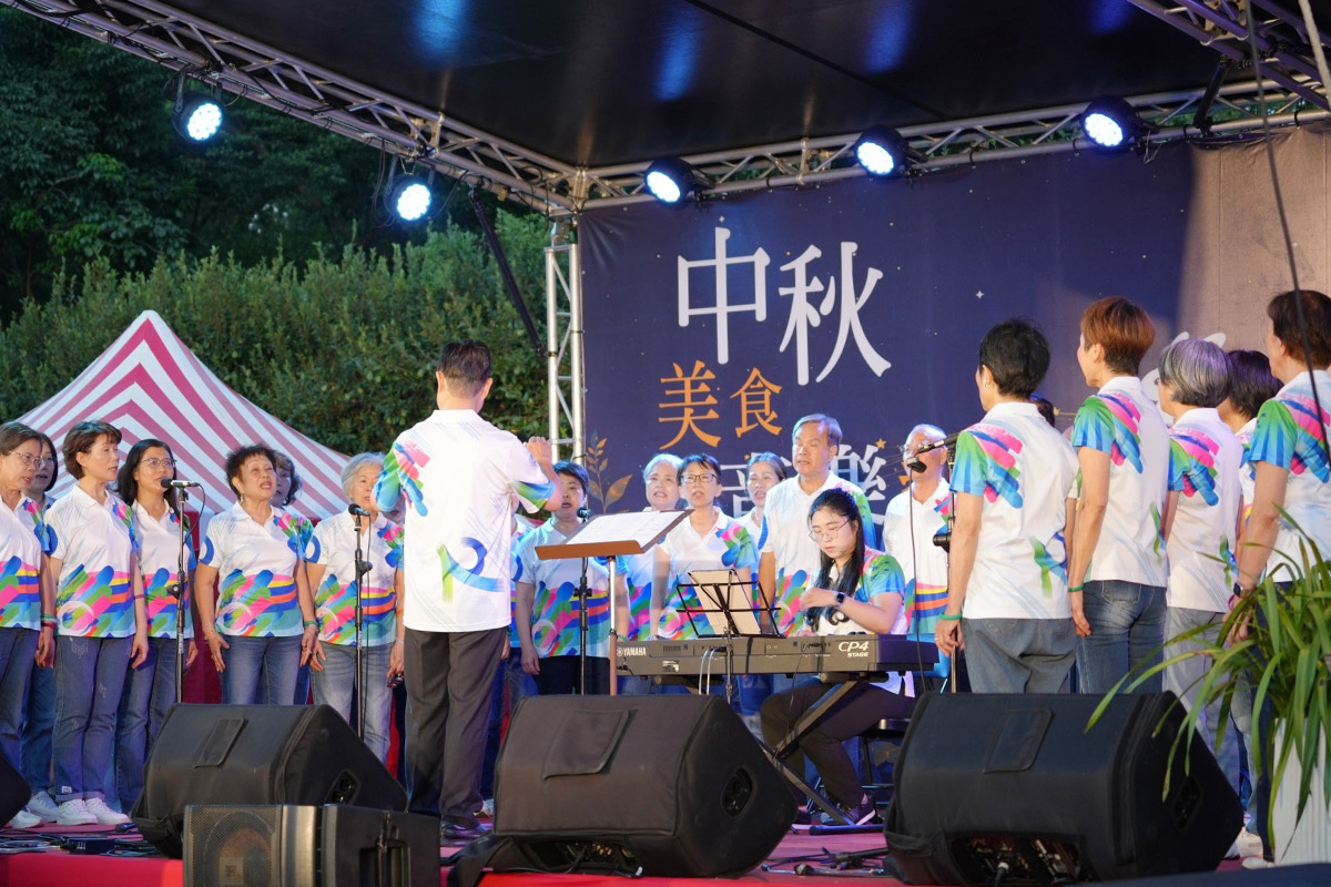 福智桃園分苑「中秋饗宴」,以蔬食、音樂與鄉親共度佳節!