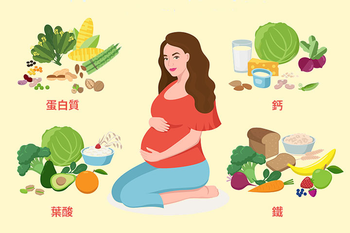 孕媽媽在懷孕期間採用均衡的蔬食飲食，同樣能孕育出健康的小寶寶