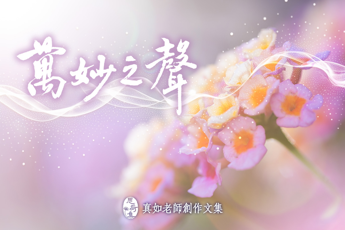 【思荷集】真如老師新作〈萬妙之聲〉讚師說法締造奇蹟！