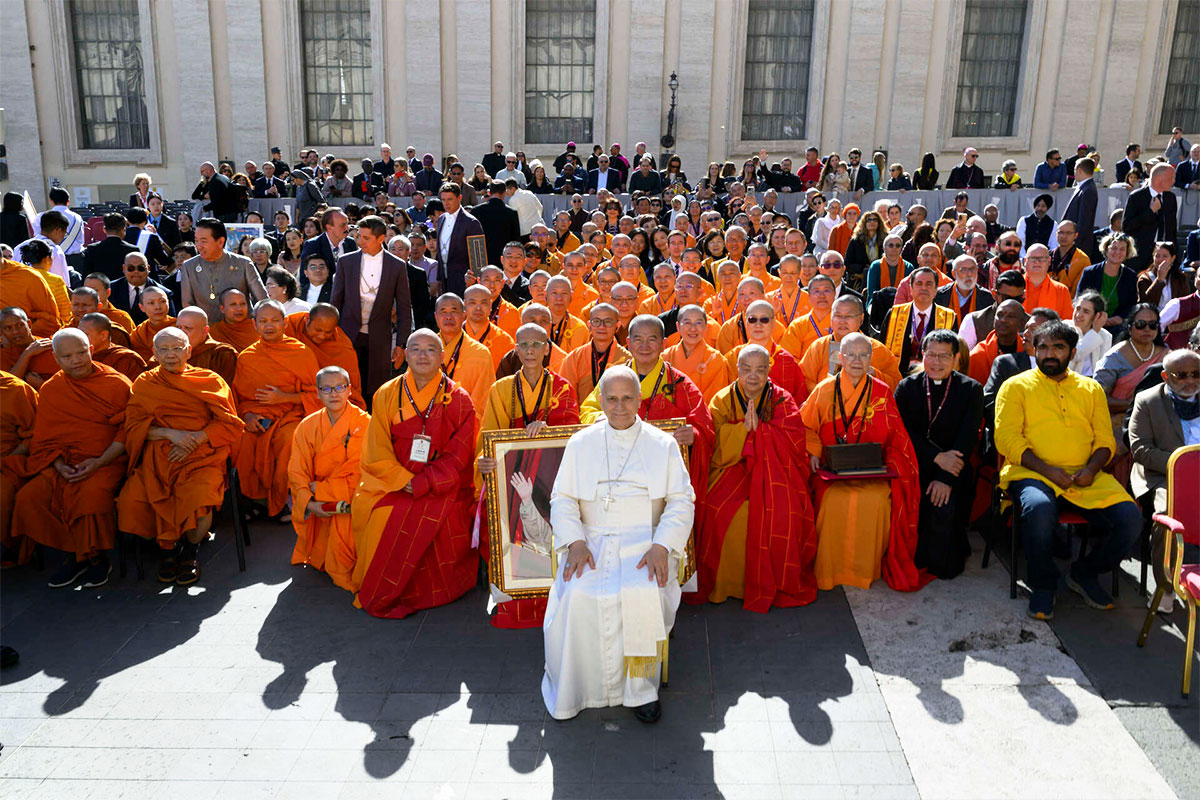 福智僧團赴梵蒂岡參加紀念活動，跨宗教祝福世界和平
