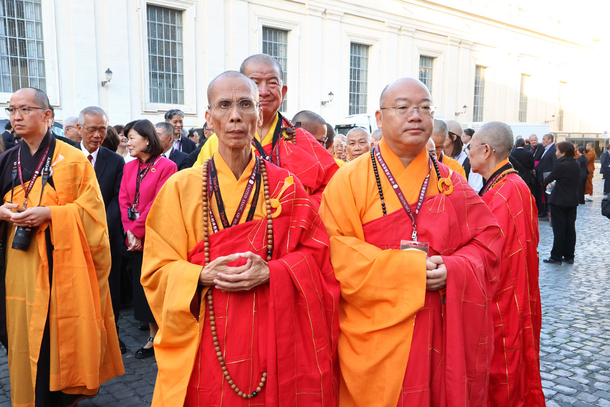 福智僧團赴梵蒂岡參加紀念活動,跨宗教祝福世界和平