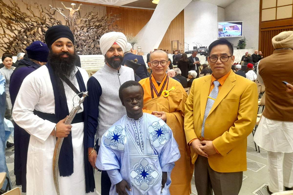 福智僧團赴梵蒂岡參加紀念活動,跨宗教祝福世界和平